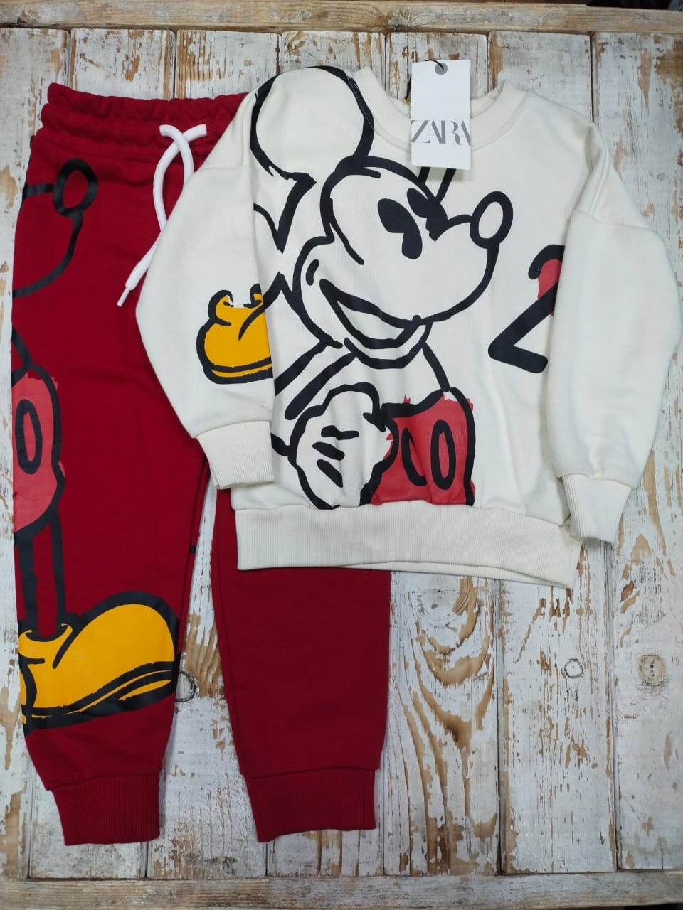 комплект одежды zara микки маус,костюмчик,костюм детский,костюм микки маус,комплект одежды