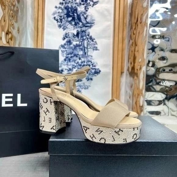 босоножки chanel,,босоножки шанель,элегантные босоножки,босоножки эко