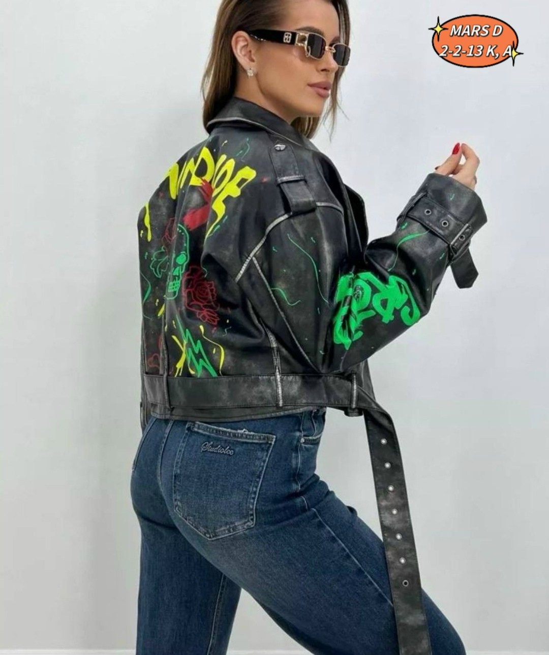 косуха с принтом,косуха кожаная куртка,косуха кожаная куртка оверсайз burhon style,косуха укороченная с граффити marta & matteo,куртка косуха