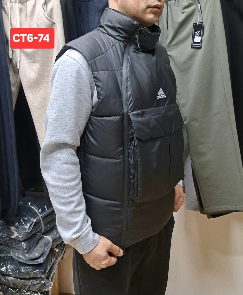 жилетка adidas,жилетка адидас,жилет adidas,мужской жилет,жилет утепленный adidas