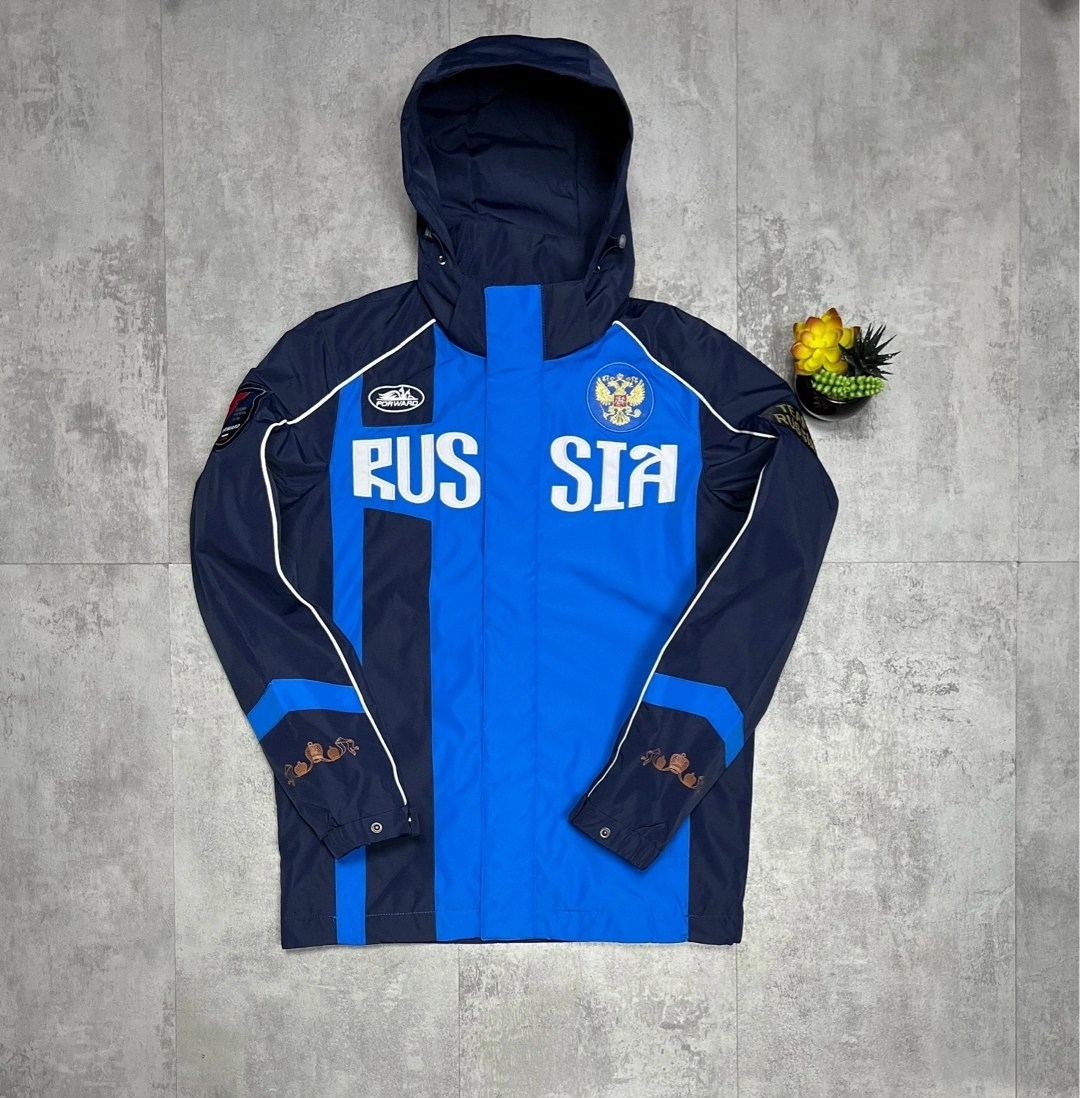 ветровка russia forward,куртка russia forward,куртка форвард,куртка forward,куртка раша форвард синяя