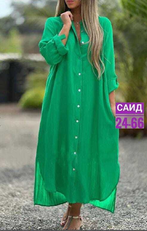 женское длинное платье-рубашка из хлопка и льна,длинное платье рубашка,платья рубашка,женское платье рубашка,платье джинс