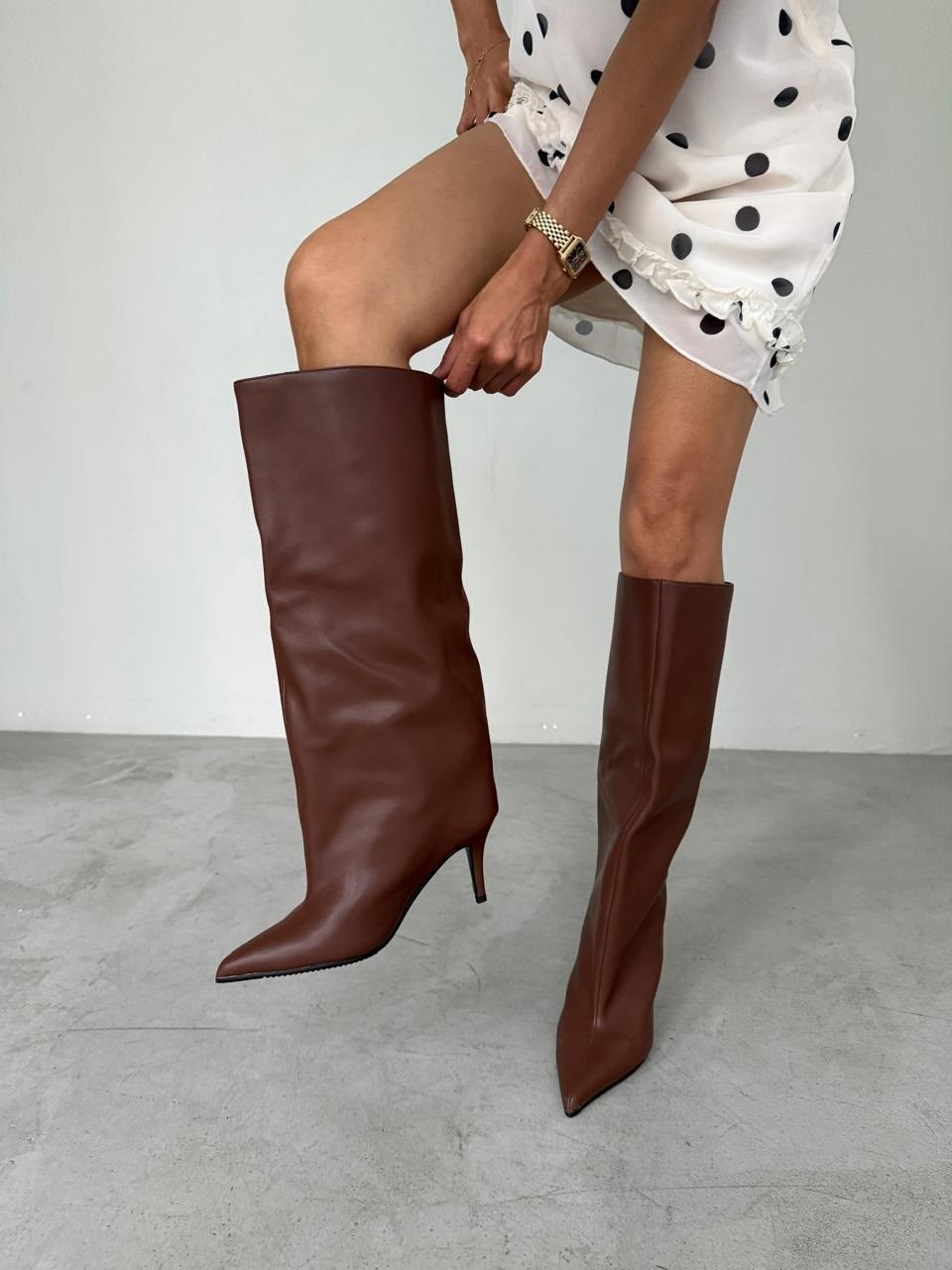сапоги трубы на шпильке весенние ango shoes,сапоги трубы демисезонные на каблуке kabolooky,сапоги,сапоги трубы,женские сапоги