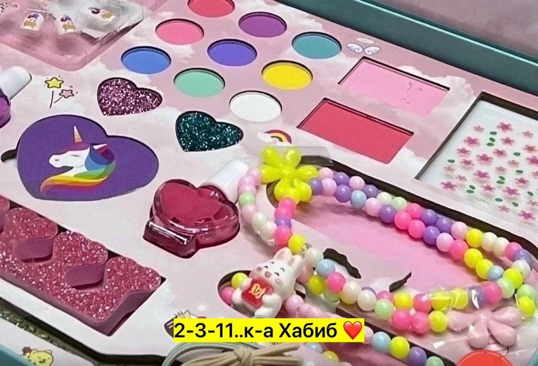 детский набор косметики для макияжа,детский набор косметики для макияжа radda,набор косметика,детская косметика подарок для девочки наборы,igoodco детская косметика