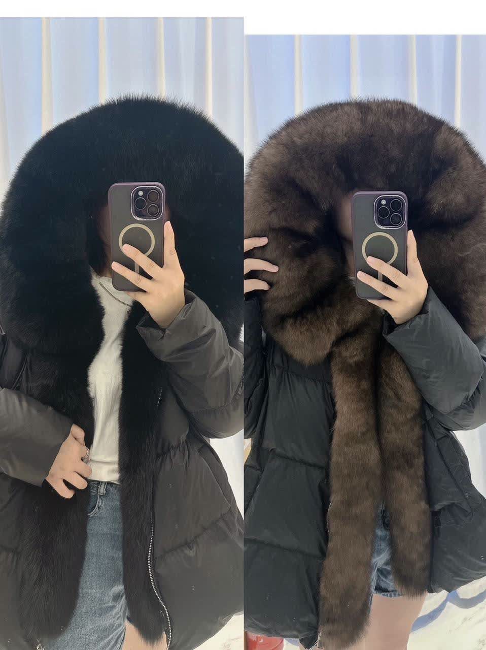 пуховик с натуральным мехом,куртка меховая,зимние куртки,пуховики с мехом,женский пуховик