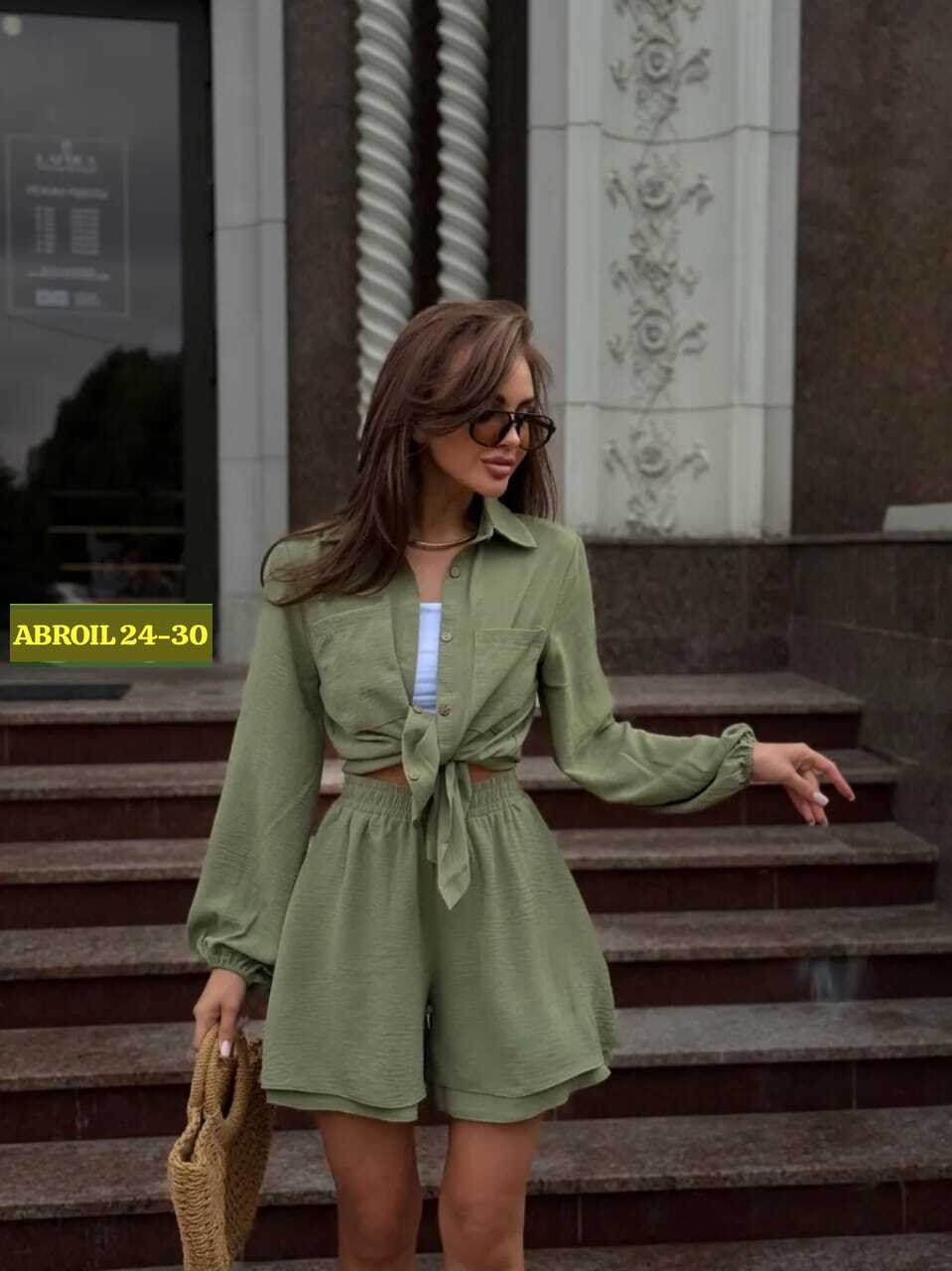 костюм летний женский с шортами и рубашкой,костюм с шортами рубашкой,женский костюм,повседневный костюм,летний костюм с рубашка и шорты