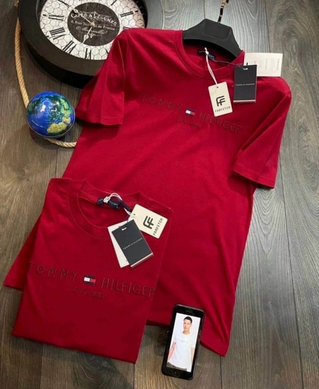 футболка мужская tommy hilfiger,футболка мужская,оранжевая футболка,футболки для мужчин,футболка