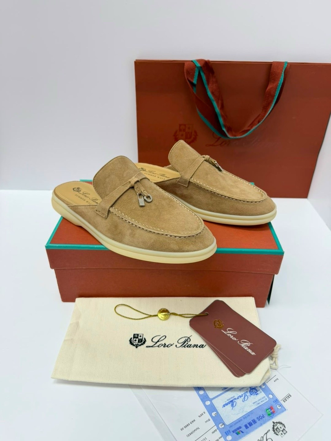 мюли loro piana,,женские замшевые мюли loro piana бежевые,замшевые мюли,лоферы loro piana