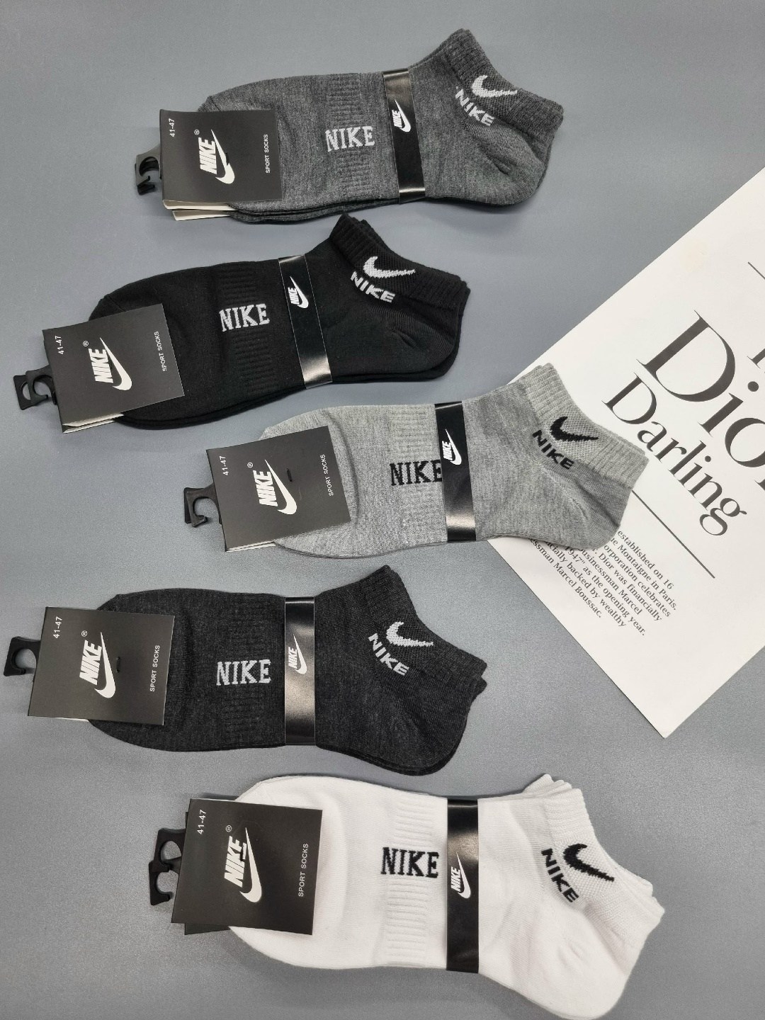 мужские носки nike 41-47 набор 10 пар,носки мужское,носки найк короткие мужские 10 пар,комплект носки мужские,nike комплект носков