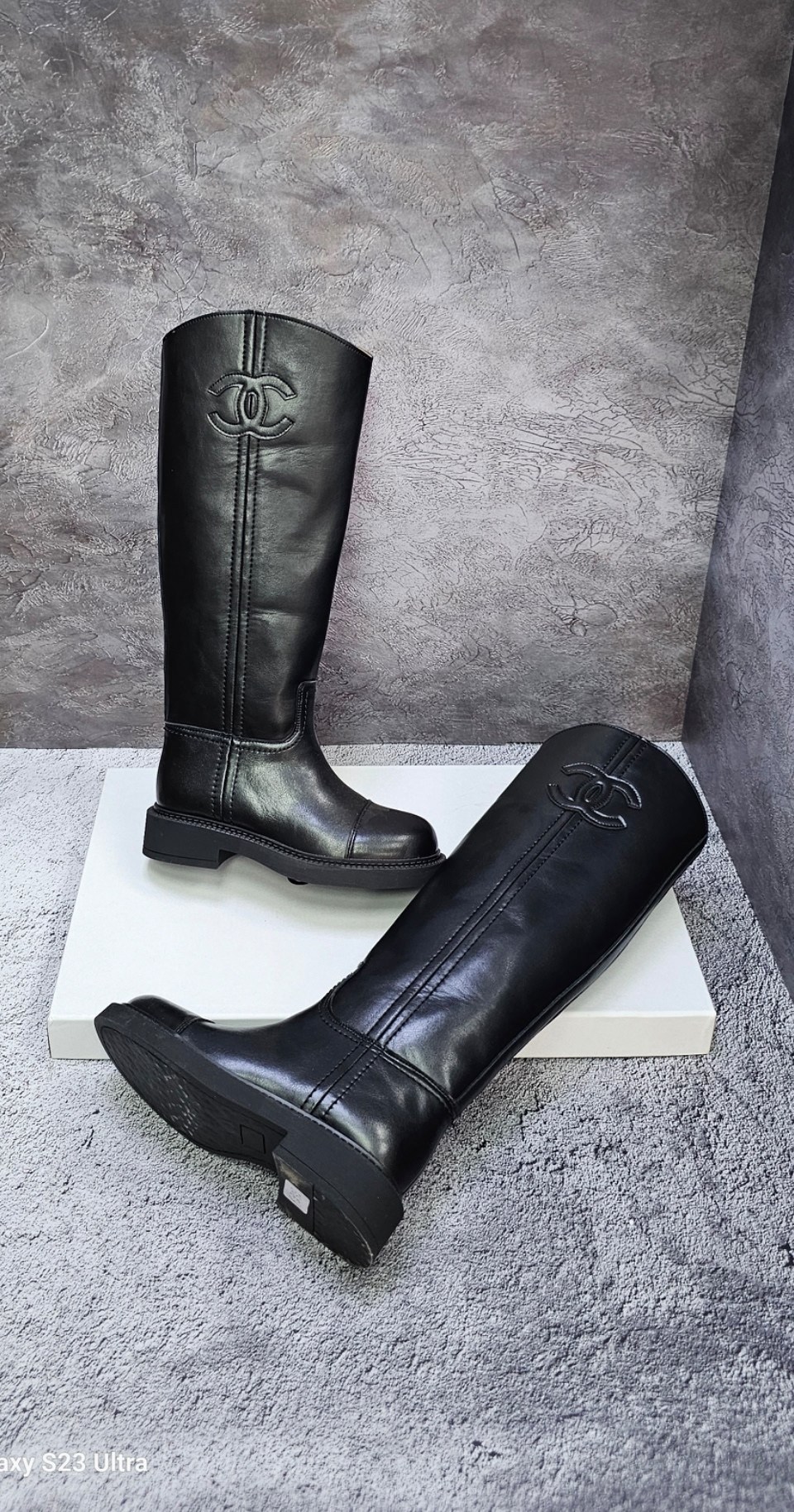 chanel сапоги,сапоги шанель,женские сапоги,женские кожаные сапоги chanel premium black,
