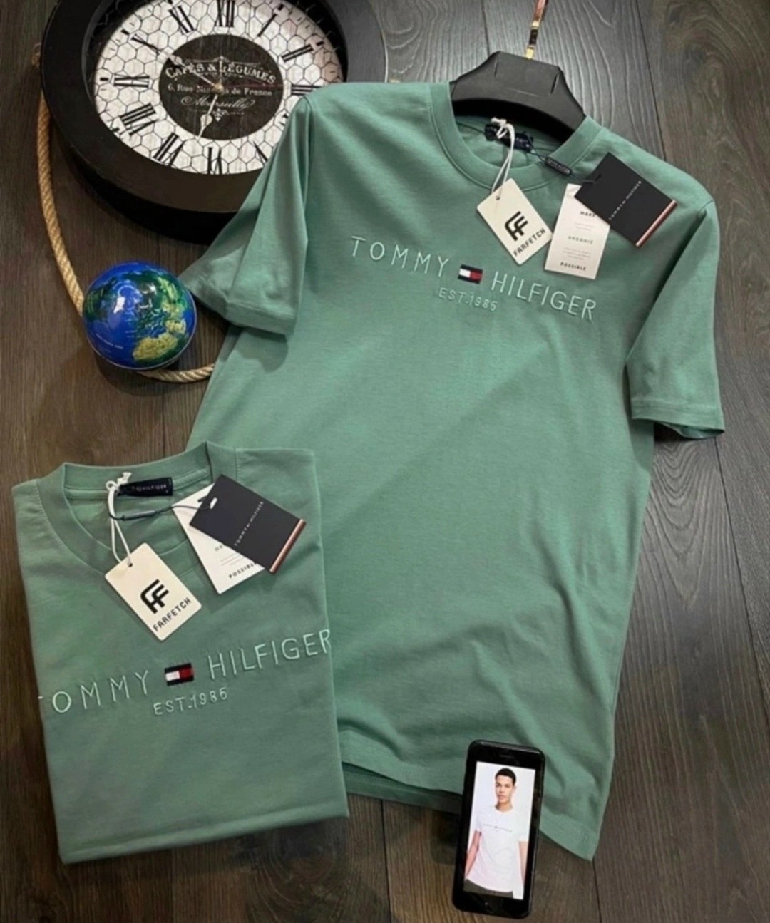 футболка мужская tommy hilfiger,футболка мужская,оранжевая футболка,футболки для мужчин,футболка