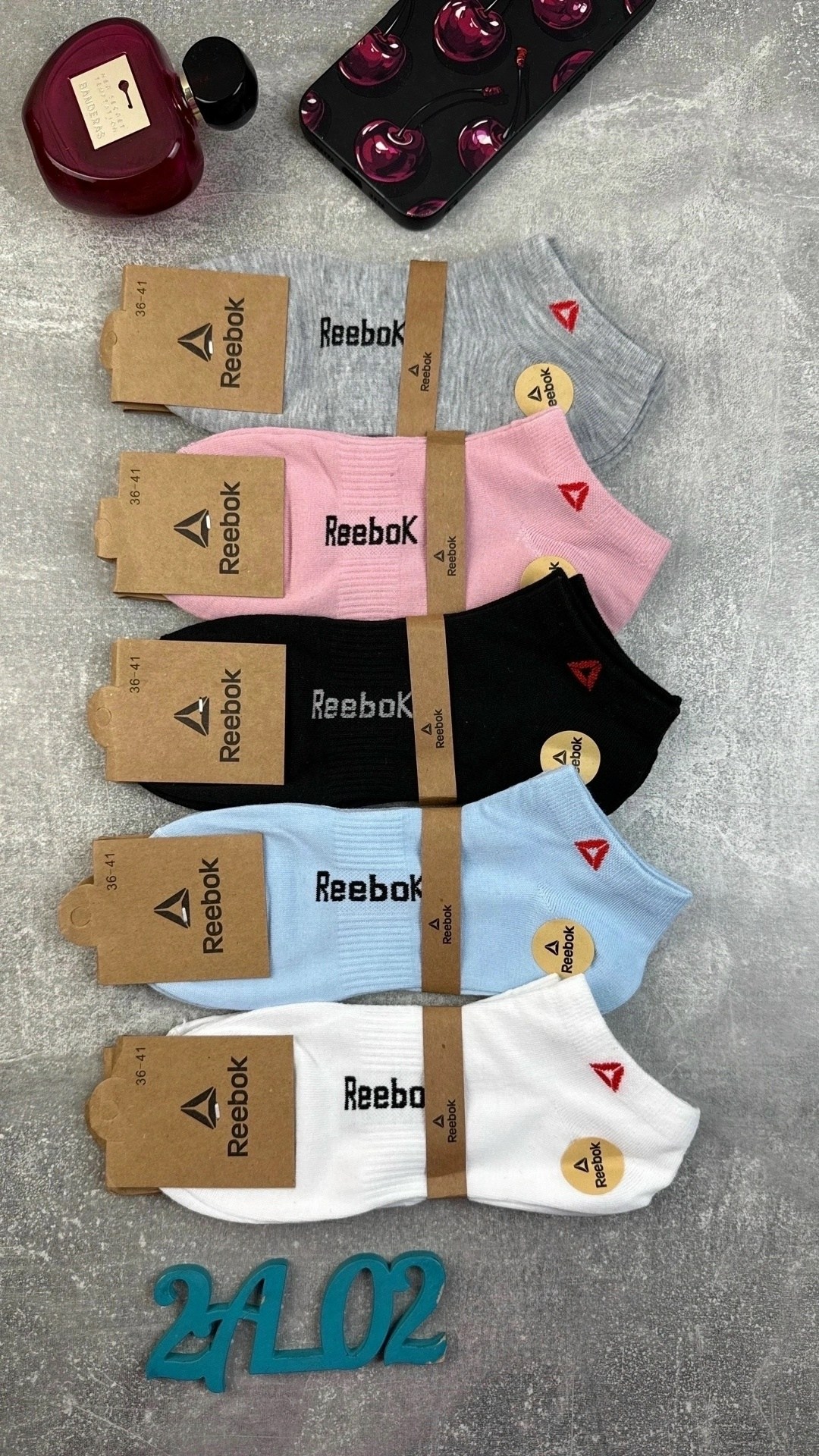 носки reebok,носки женские,носки женские 10 пар,носки комплект,носки набор