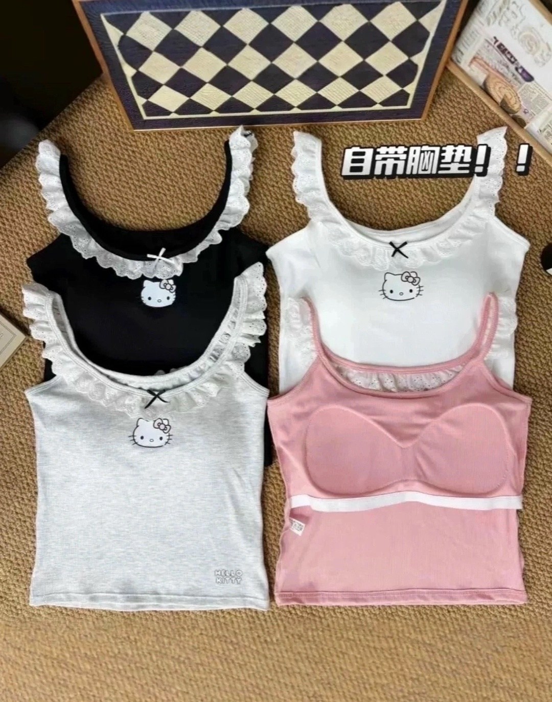 женская майка,топик с хеллоу китти,hello kitty одежда,hello kitty clothes,летние майки