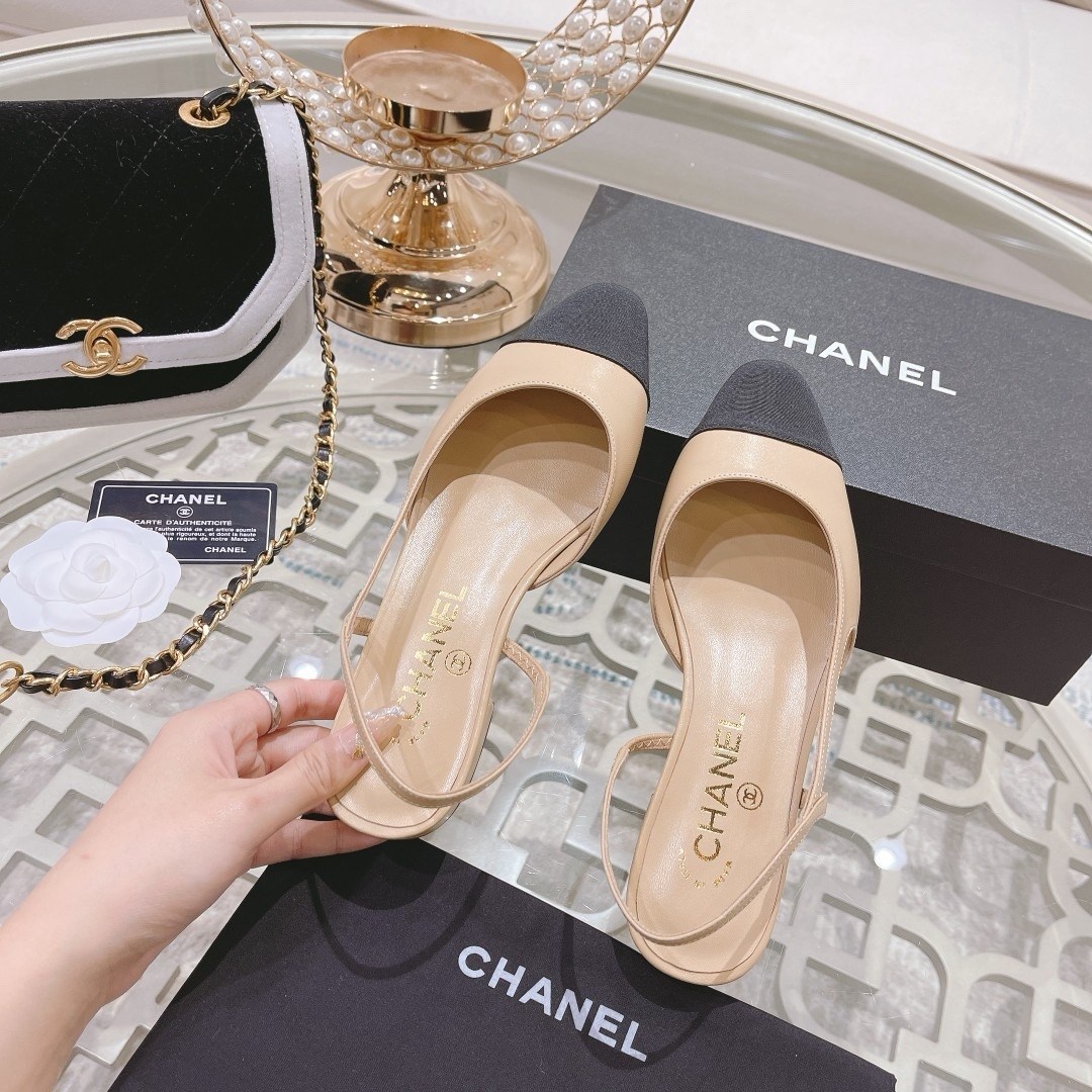 босоножки chanel,chanel туфли,женские кожаные туфли chanel 2026-2026 бежевые с черным носом,chanel бежевые кожаные туфли для женщин,туфли в стиле chanel