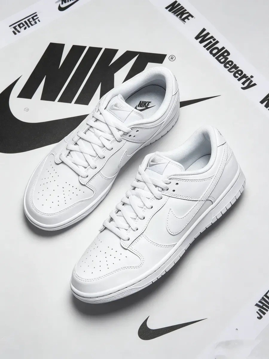 nike dunk low triple white,кроссовки nike dunk low,nike dunk low white,кроссовки,nike dunk low