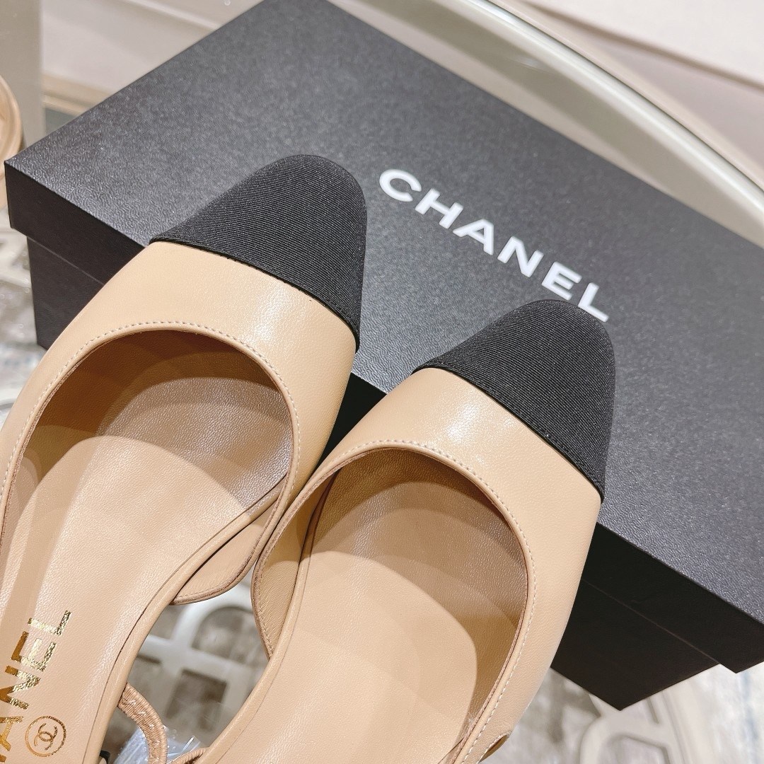 босоножки chanel,chanel туфли,женские кожаные туфли chanel 2026-2026 бежевые с черным носом,chanel бежевые кожаные туфли для женщин,туфли в стиле chanel