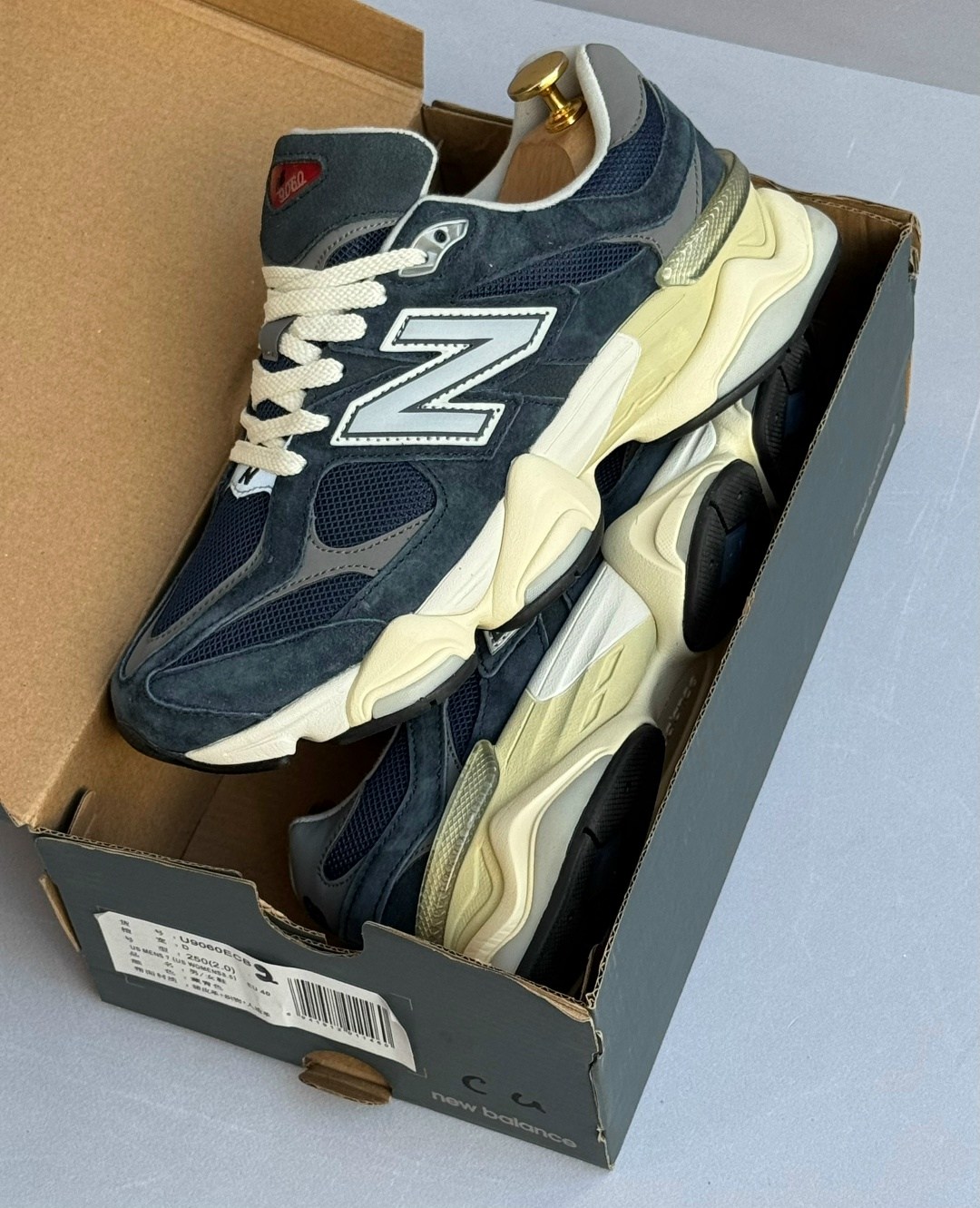 кроссовки new balance 9060,кроссовки new balance,кроссовки,кроссовки new balance 9060 'outerspace' синий,низкие кроссовки