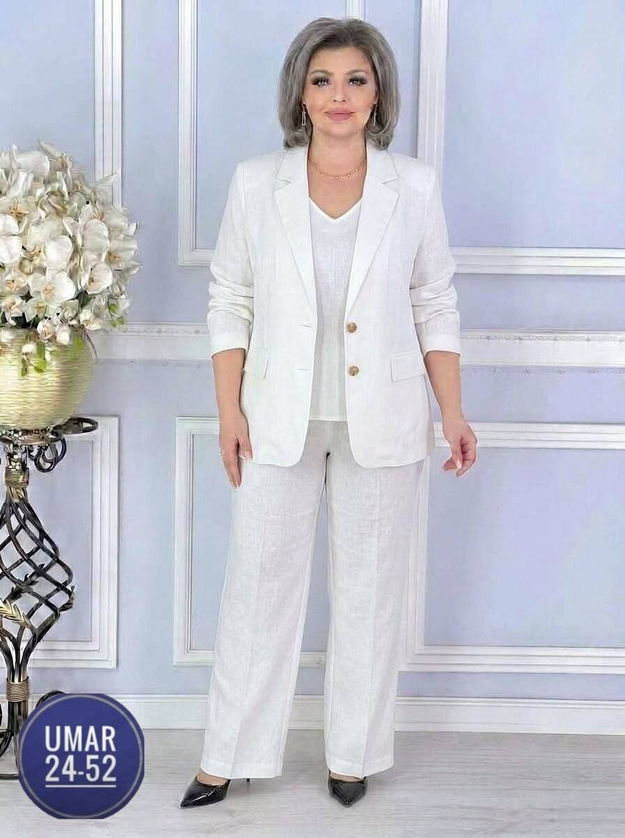 костюм брючный 24220 голубой aira style,брючные костюмы на озоне для женщин,брючный костюм aira style 24220 голубой тройка,брючный костюм,костюм классика