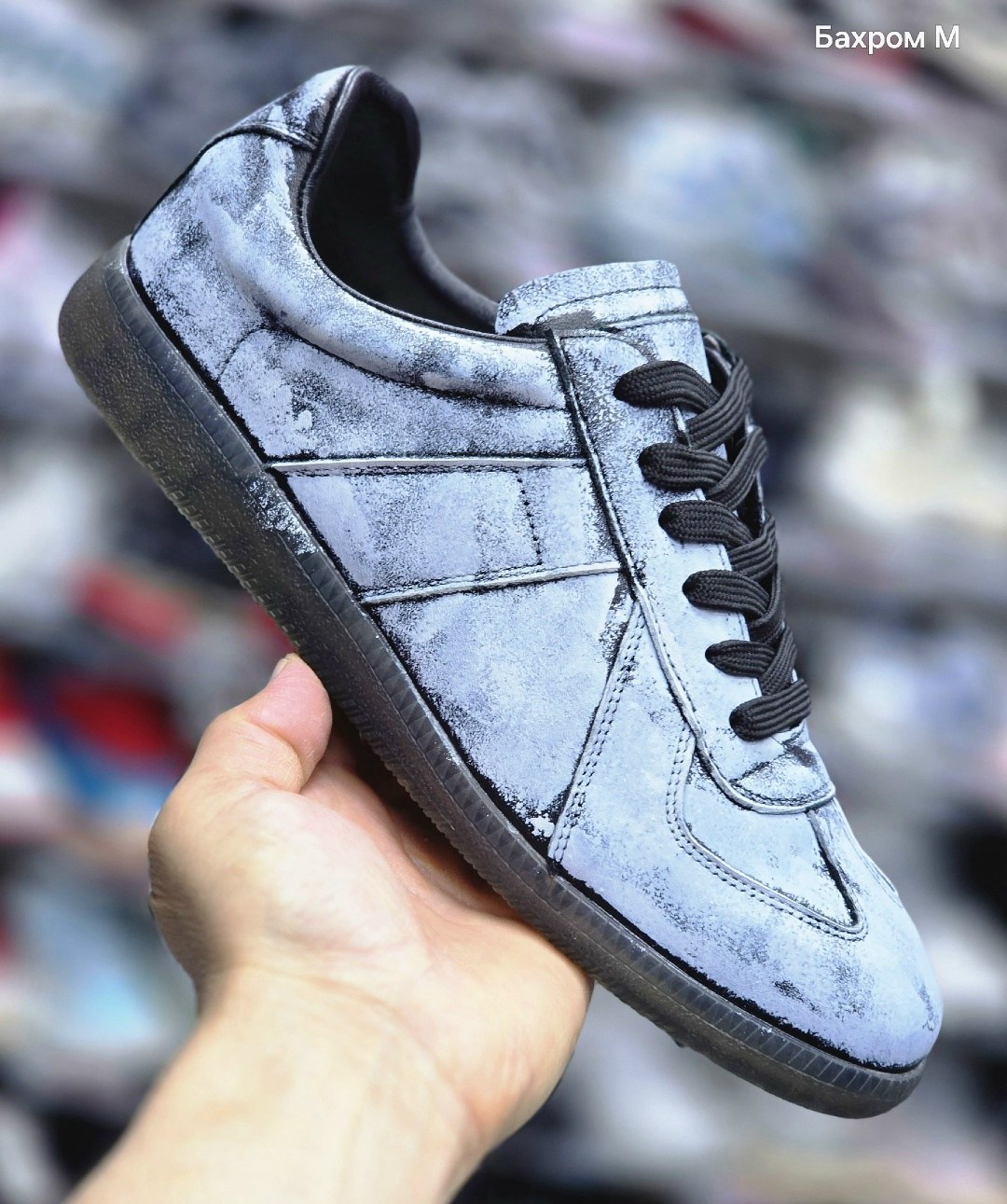 ,кроссовки maison margiela replica paint splatter,maison margiela кроссовки,кроссовки maison margiela replica,спортивная