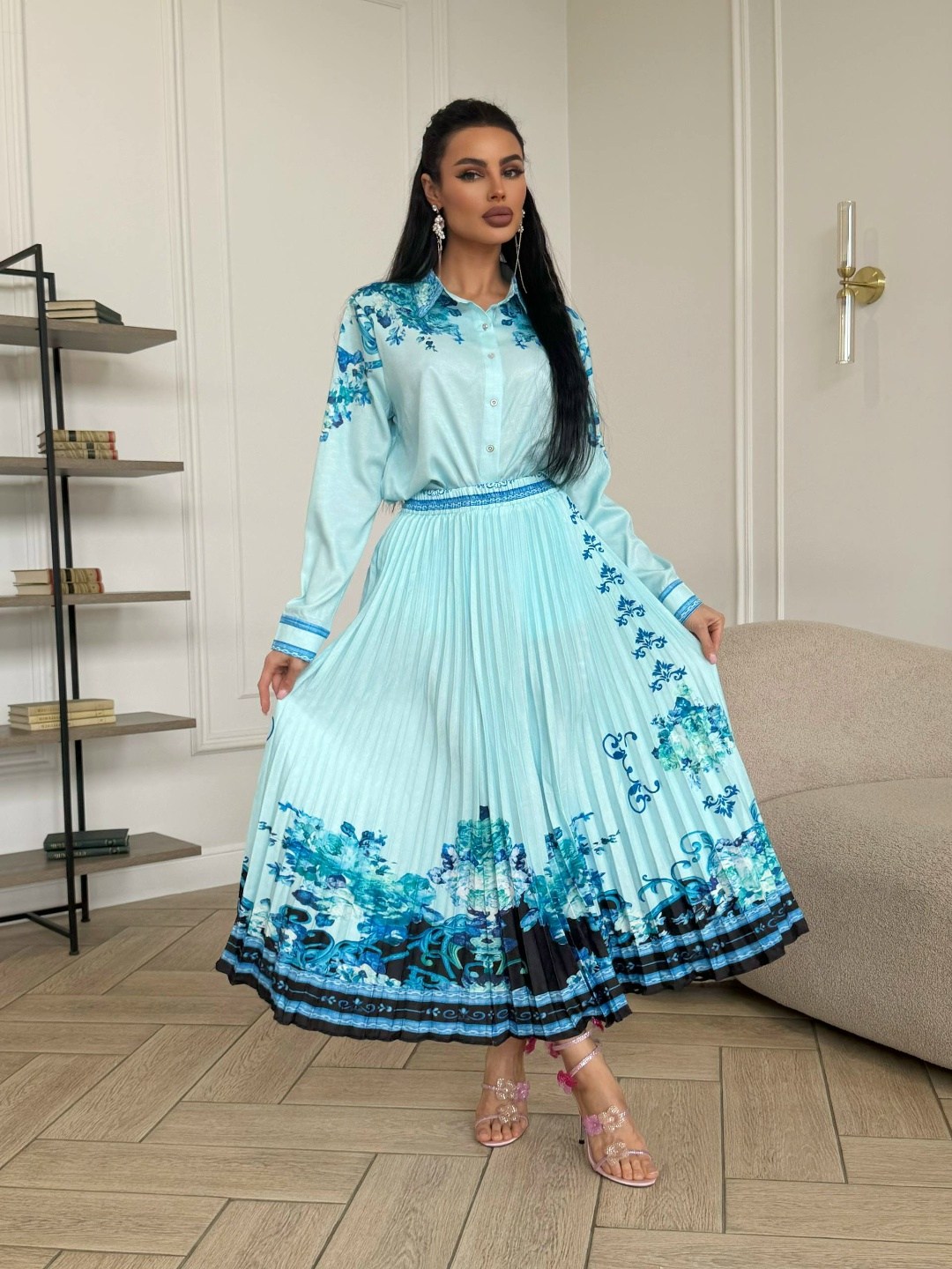 платье,плиссированная юбка,модное платье,длинное платье,шифоновое платье