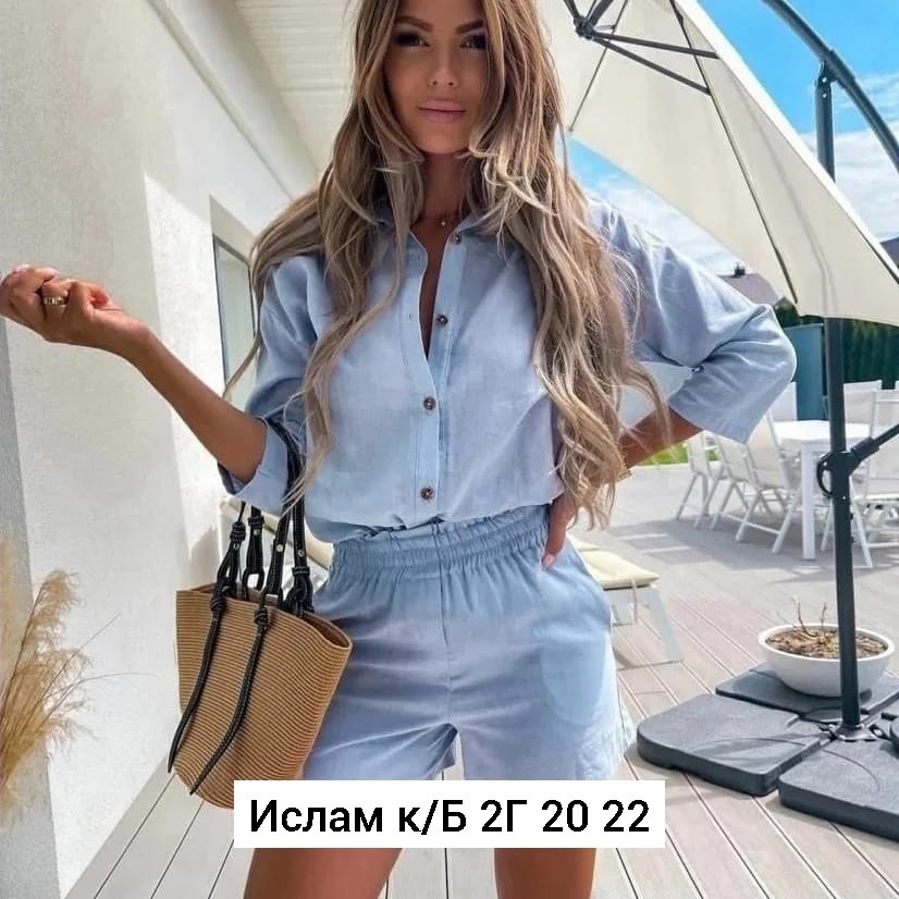 костюм с шортами,костюм шорты и рубашка,женский костюм с шортами,стильная женская рубашка,костюм с шортами женский летний