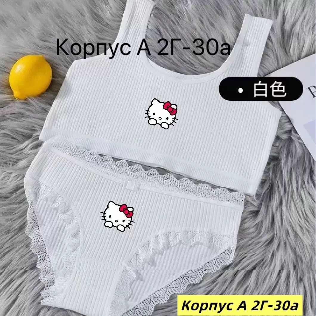 комплект нижнего белья для девочек,комплект нижнего белья,нижнее белье для девочек,комплект нижнего белья hello kitty,детское нижнее белье