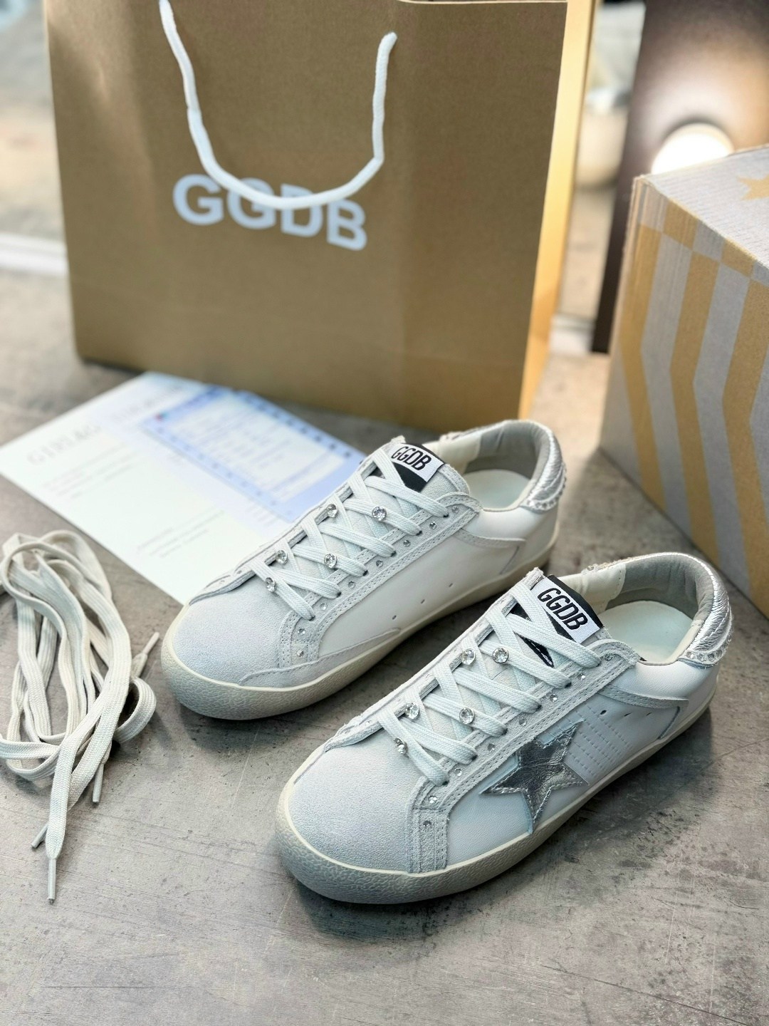 кроссовки golden goose,кеды golden goose,кожаные кеды golden goose superstar premium,,golden goose super star