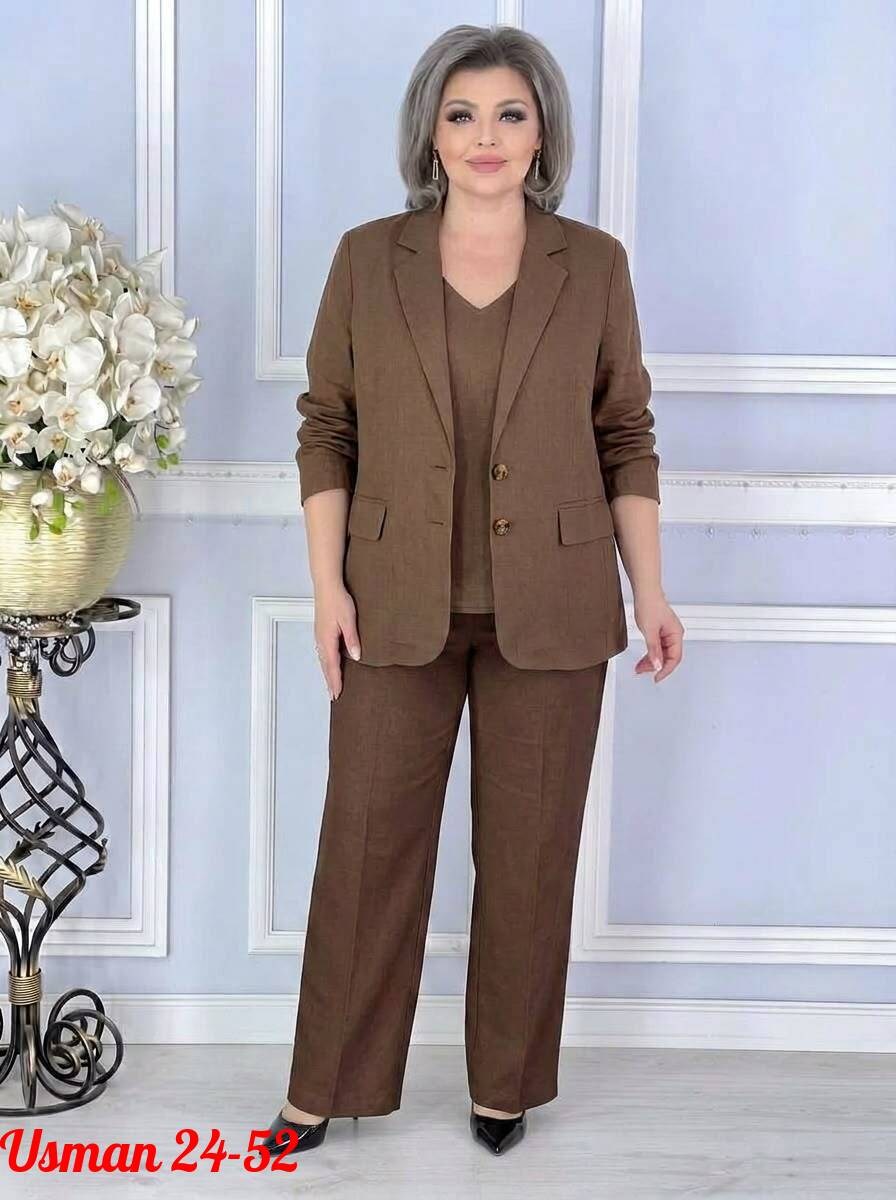 костюм брючный 24220 голубой aira style,брючные костюмы на озоне для женщин,брючный костюм aira style 24220 голубой тройка,брючный костюм,брючный костюм ninele 5959 небесный