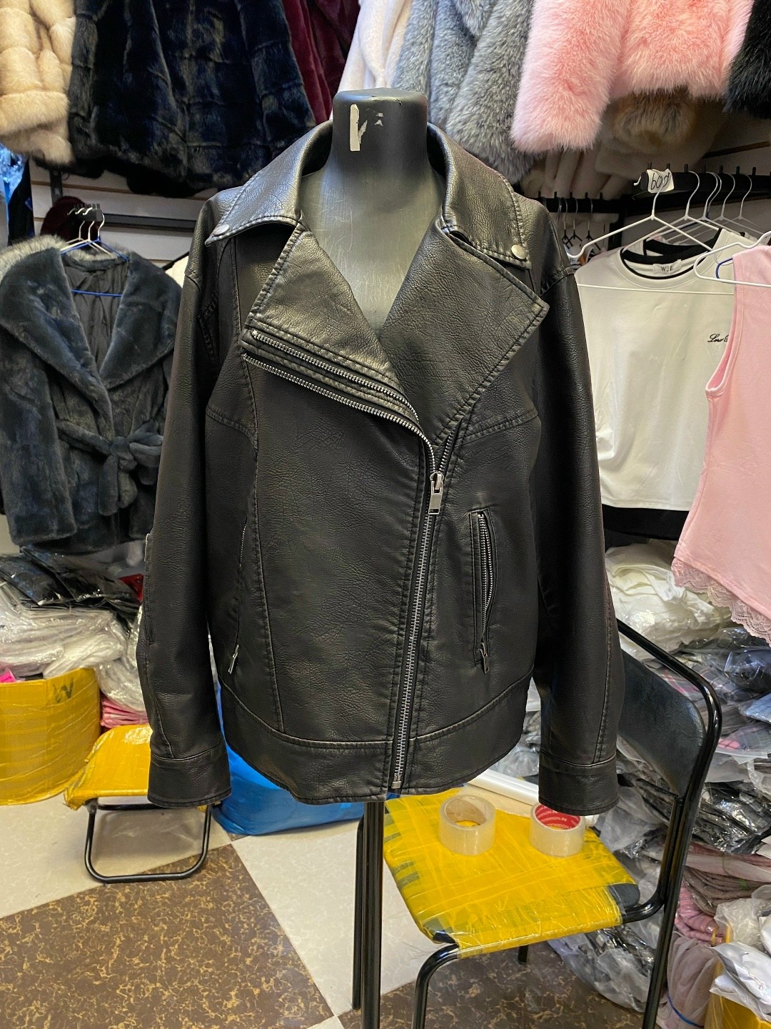 косуха кожаная куртка оверсайз удлиненная leclo,куртка косуха oversize кожаная,куртка женская кожаная косуха,куртка женская косуха,куртка кожаная женская