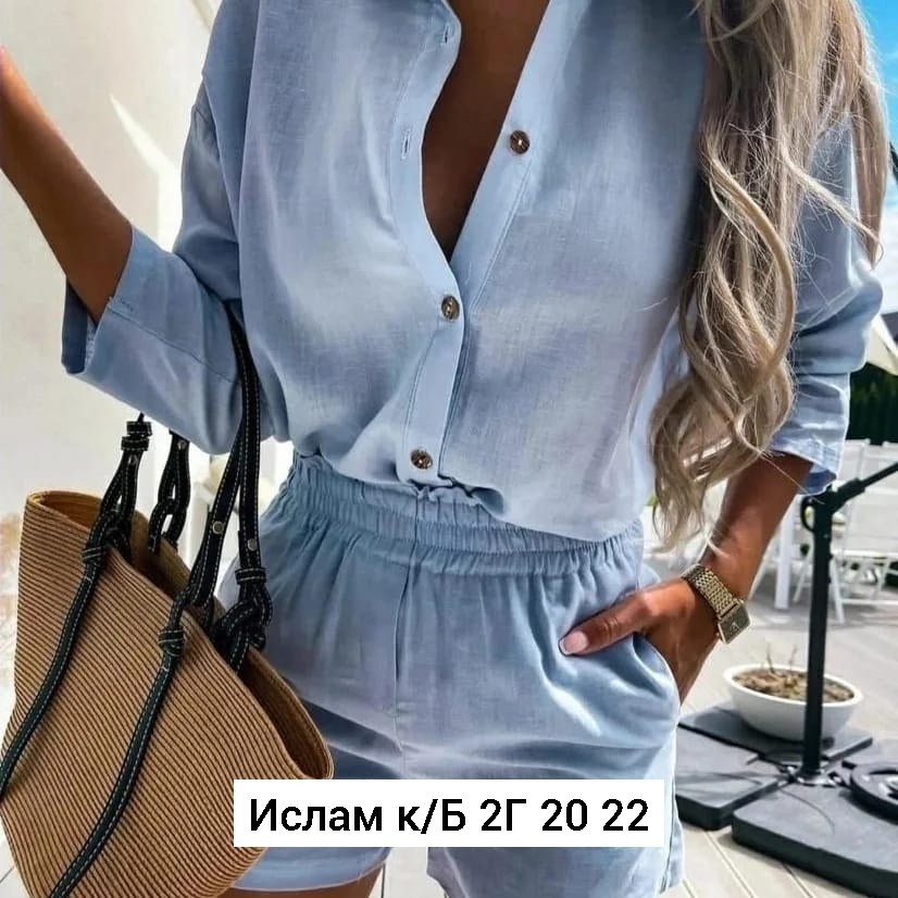костюм с шортами,костюм шорты и рубашка,женский костюм с шортами,стильная женская рубашка,костюм с шортами женский летний