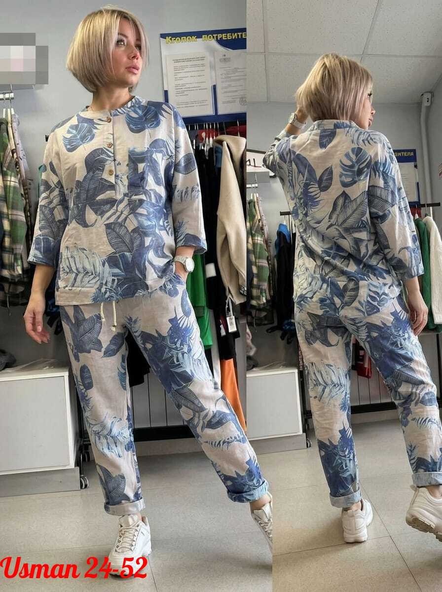 костюм женский,костюм для женщин,костюм с брюками,костюм летний женский,костюм из штапеля на лето брючный