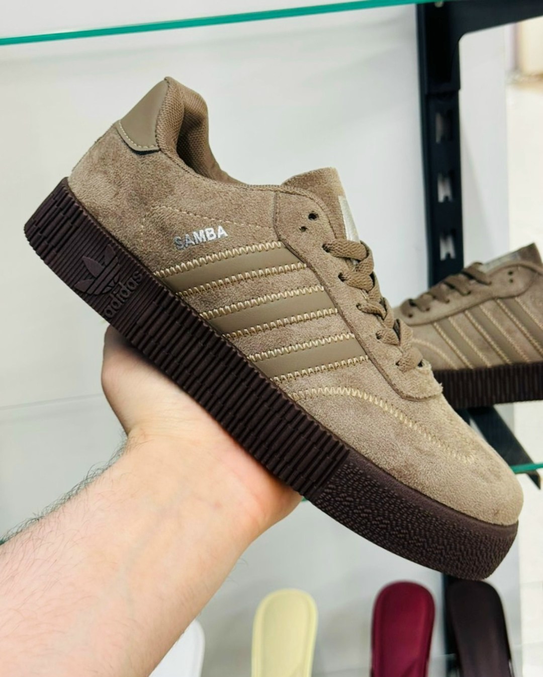 ,кеды замша,кроссовки adidas samba rose на высокой подошве,кроссовки замша, женская