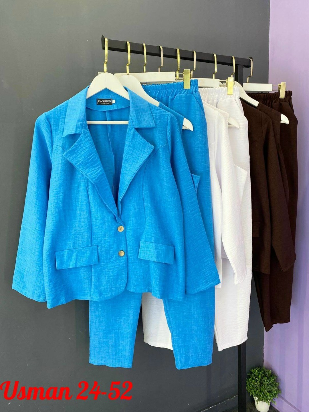костюм брючный 24220 голубой aira style,брючный костюм aira style 24220 голубой тройка,брючные костюмы на озоне для женщин,брючный костюм,брючный костюм ninele 5959 небесный