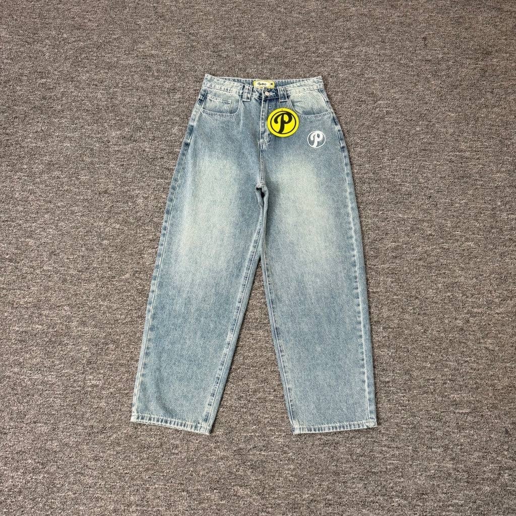 mm6 maison margiela kids широкие джинсы с логотипом синий,джинсы широкие,hound denim jeans washed indigo,мужские джинсы,одежда джинсы