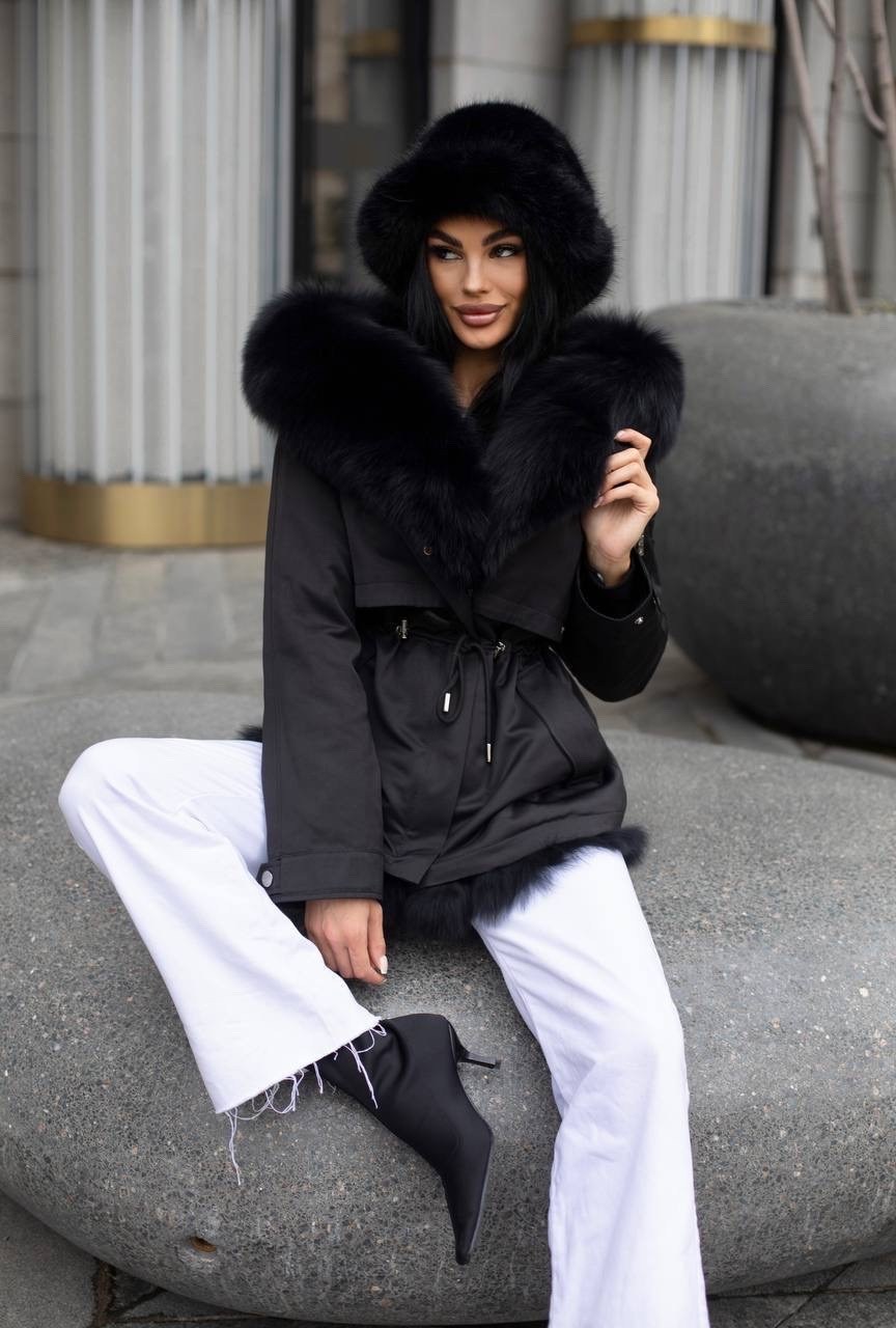 парка зимняя с натуральным мехом schikui_shop_furs,парка с натуральным мехом,парка женская с мехом,парка женская с натуральным мехом,парка с натуральным мехом песца