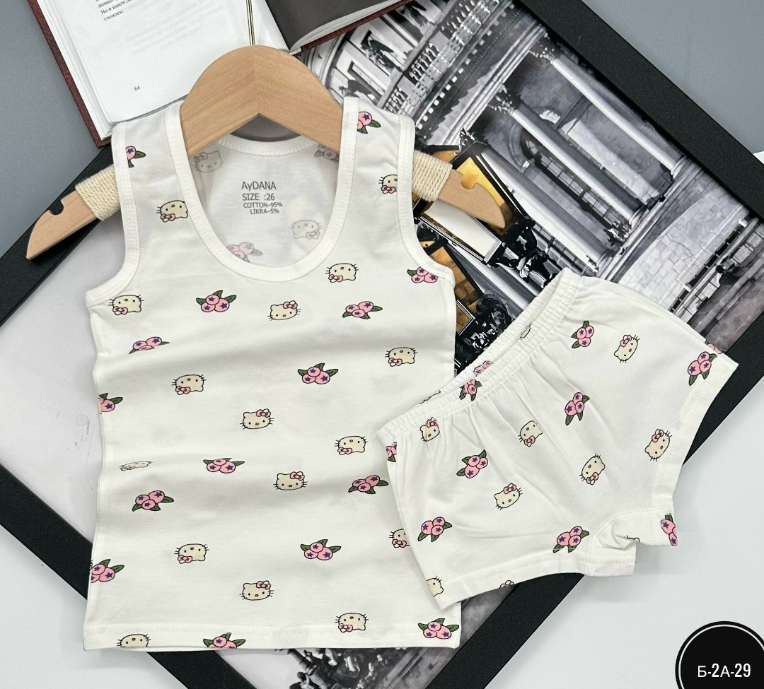 комплект нижнего белья для девочек,комплект нижнего белья для девочки майка и трусы,комплект майка и трусы для девочек,комплект нижнего детского белья,комплект нижнего белья майка и трусики для девочк