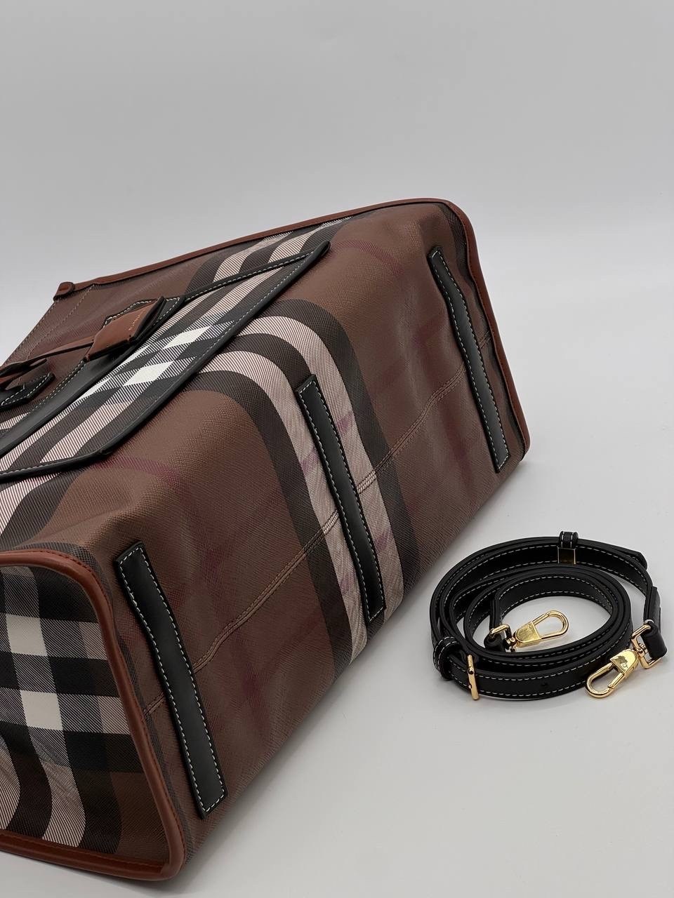 сумка тоут burberry,burberry сумка,сумка женская burberry,burberry tote bag,burberry клетчатая сумка среднего размера коричневый