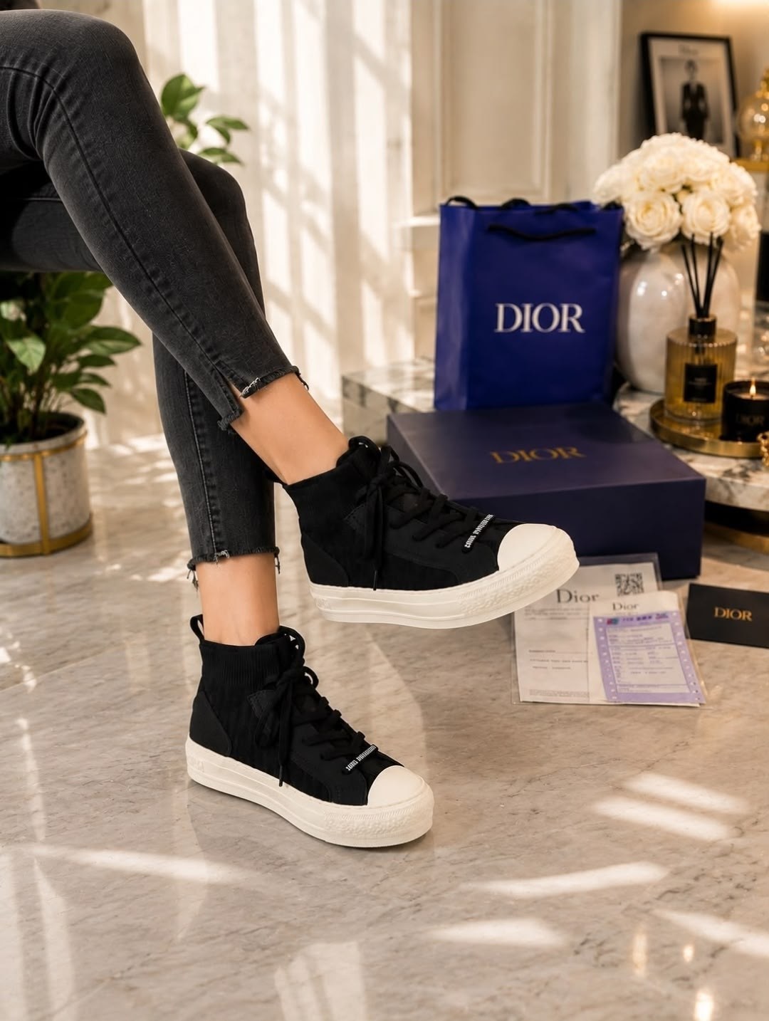 dior кеды,женские кеды высокие christian dior 2026 черные,dior кроссовки,,кеды dior женские