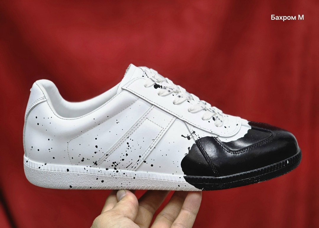 кроссовки maison margiela replica paint splatter sneakers белый,кроссовки maison margiela replica,кроссовки maison margiela replica paint splatter,кроссовки maison margiela replica 'white/black' texti