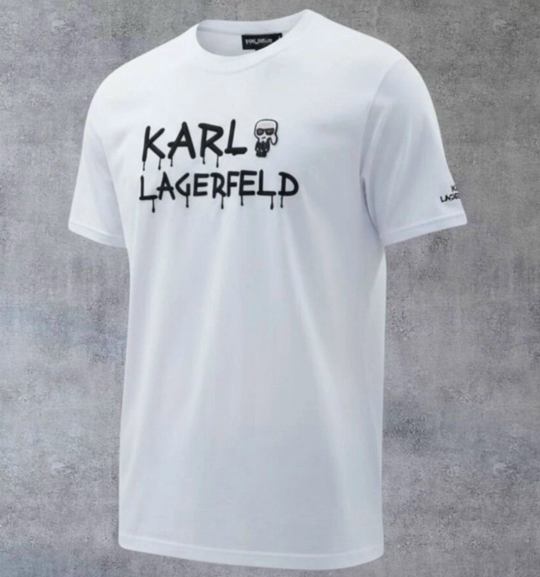 футболка karl lagerfeld,хлопковая футболка karl lagerfeld,футболка мужская белая,футболка мужская,футболка карл лагерфельд мужская