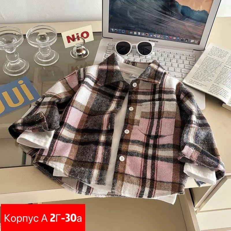 рубашка детская утепленная,рубашка в клетку,рубашка для мальчиков,рубашка теплая,рубашка теплая детская