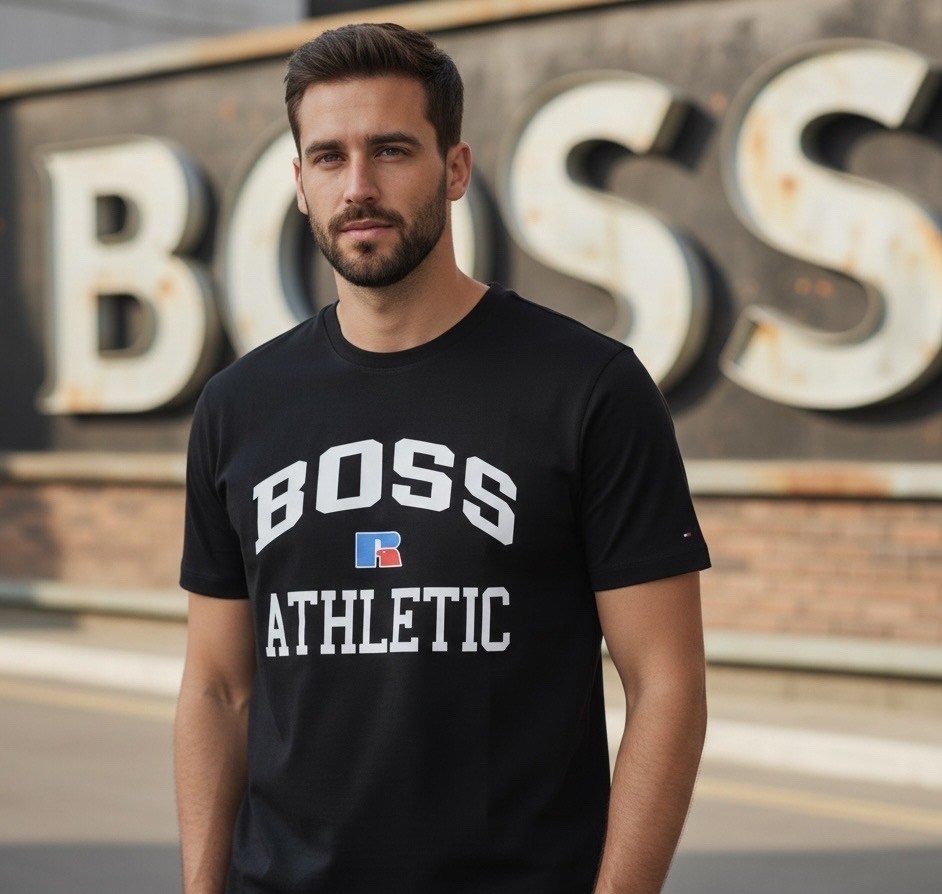 мужские футболки boss,футболка хуго босс с гусем,футболка хуго босс,hugo boss футболка,футболка прямого кроя из хлопкового джерси с логотипом boss темно-синий