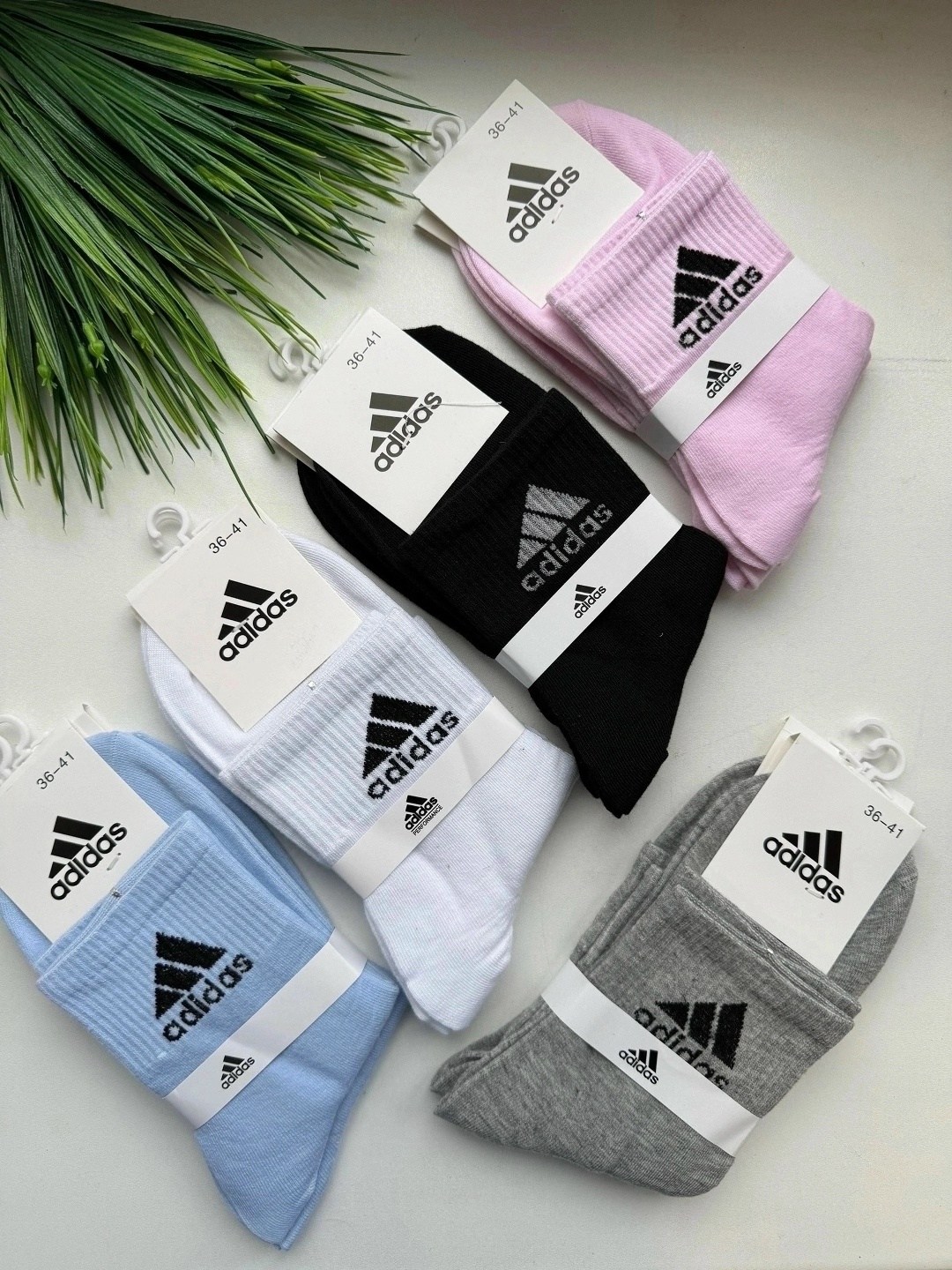носки женские 10 пар,носки женские adidas,носки женские,носки женские брендовые,комплект носков adidas