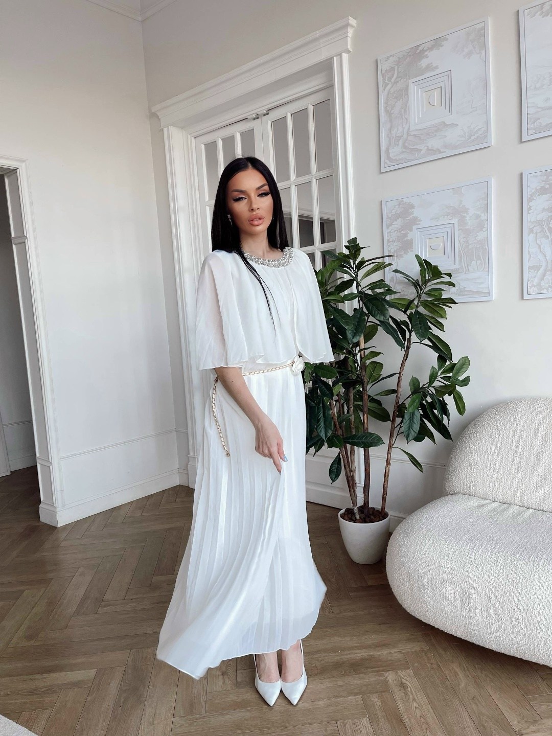 платья длинное,платья женская,платье стильное,костюм белый,костюм платье