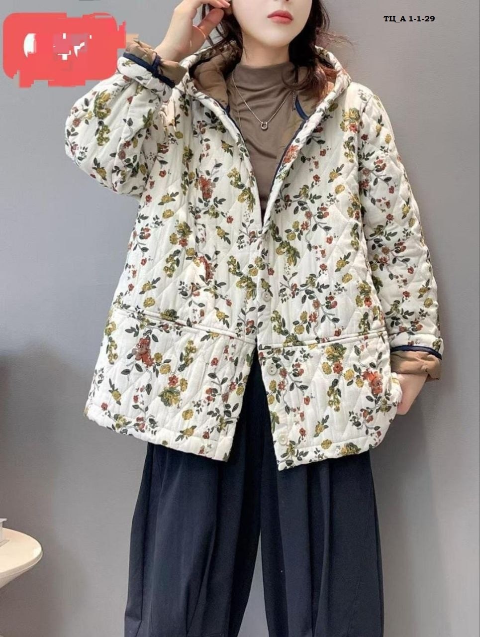 куртка стеганая фуфайка корейская мода lady in style,повседневная куртка,женская куртка,куртка оверсайз,куртка