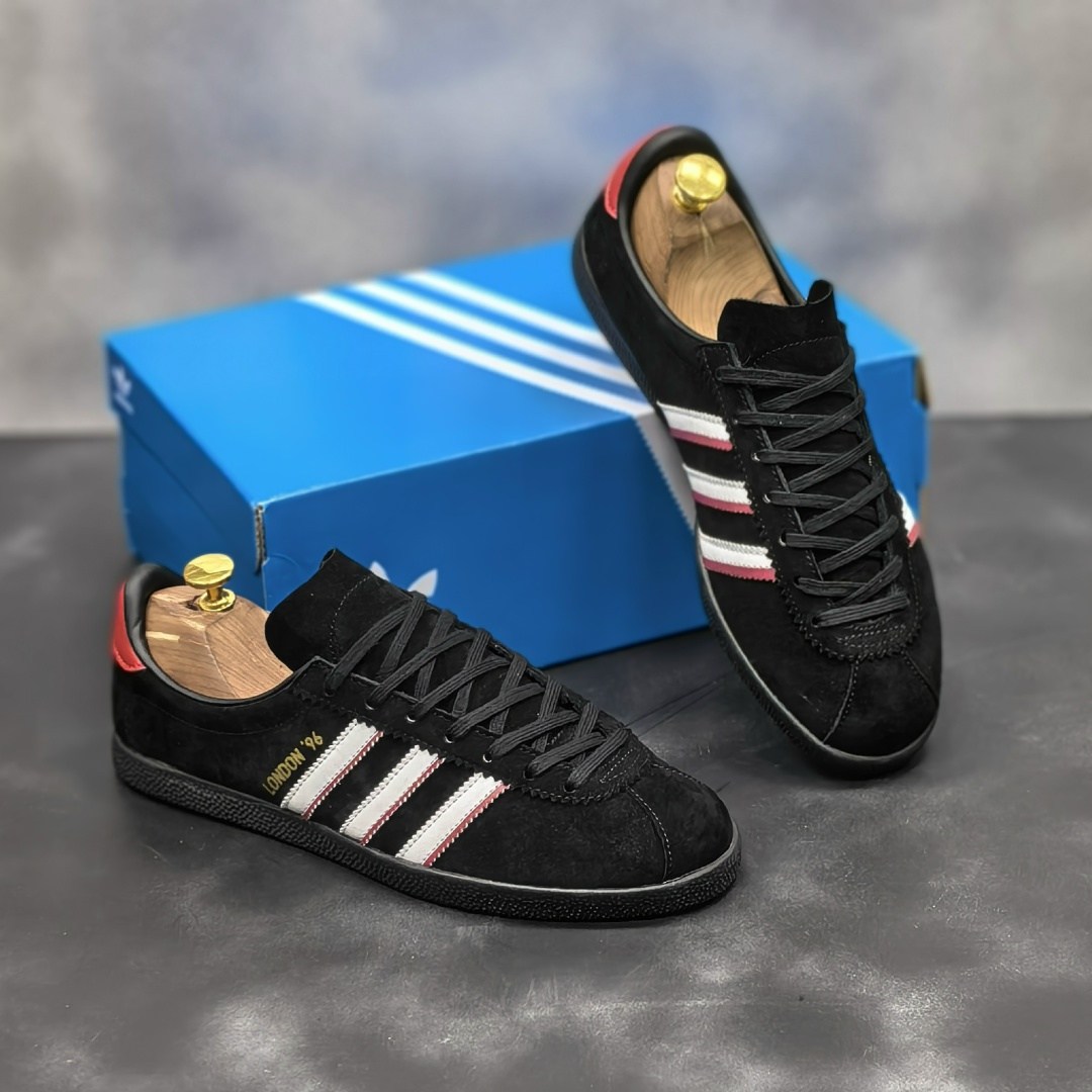 кэжуальные кроссовки адидас,кроссовки adidas london 96 black scarlet,кроссовки adidas,,кроссовки adidas london