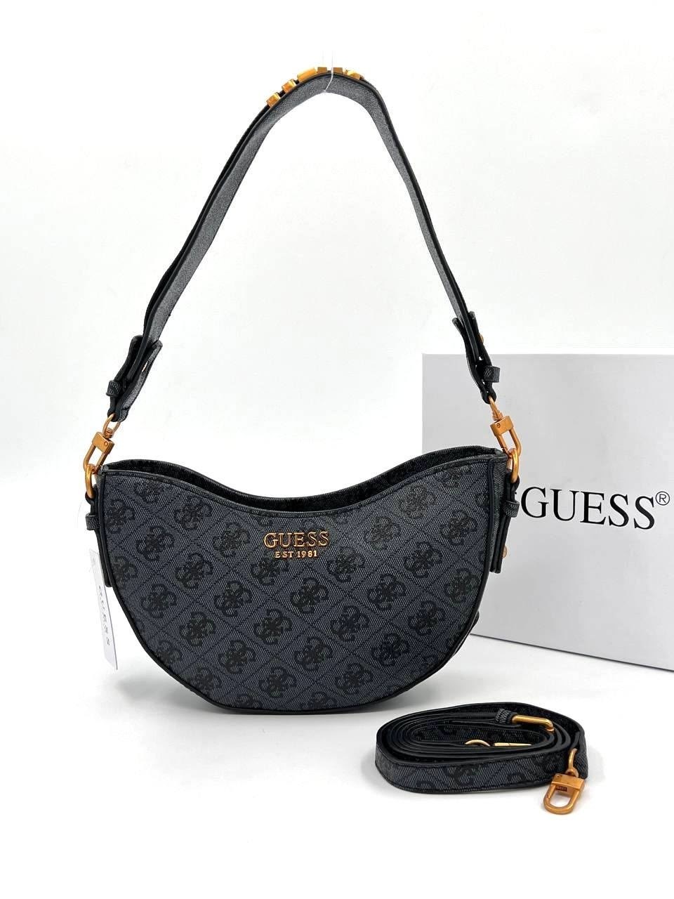сумка guess женская,сумка guess,guess сумка на плечо багет,сумка guess сумка guess,сумка седло guess через плечо с принтом