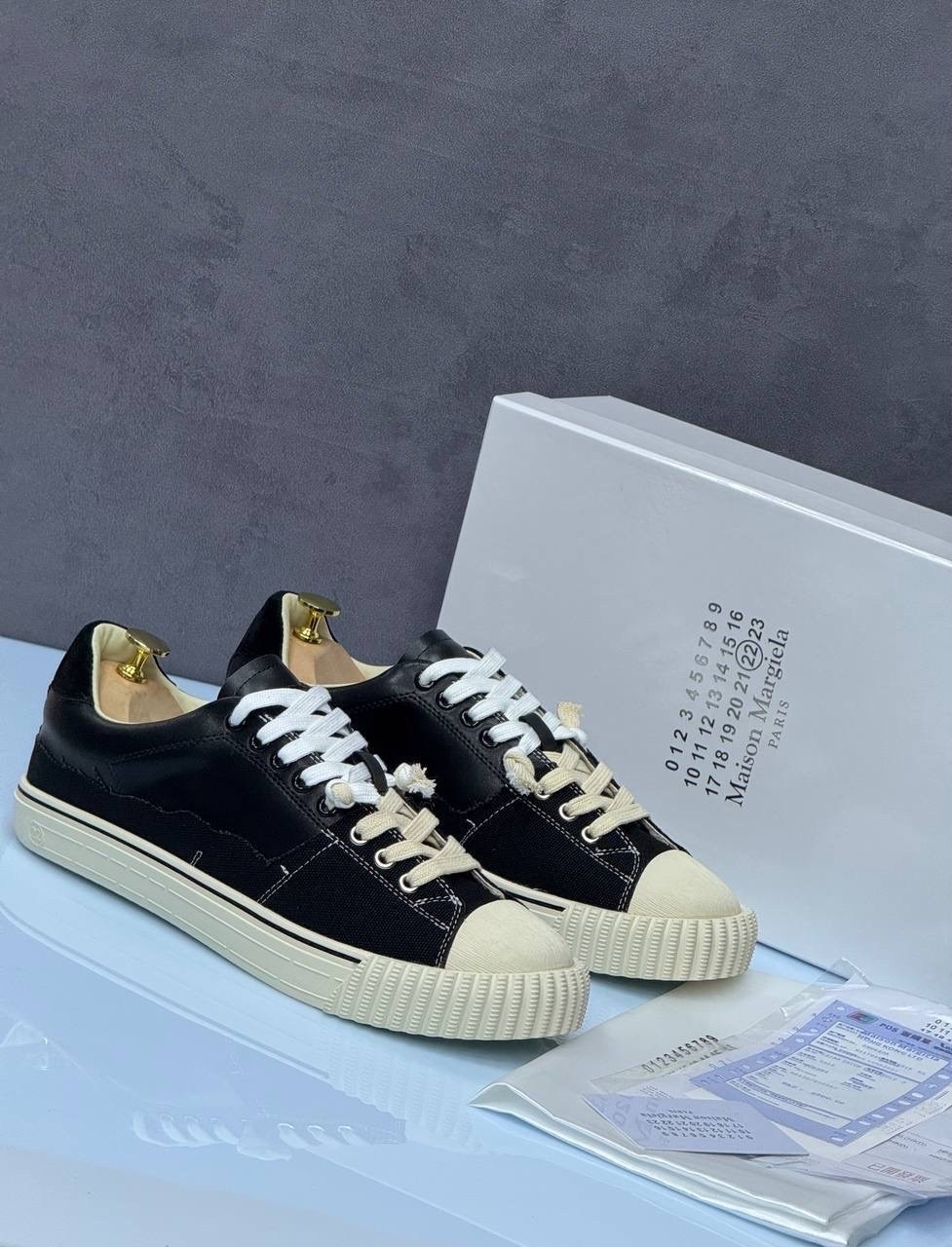 кеды new evolution с низким берцем maison margiela черный,кеды maison margiela evolution,,кроссовки низкие maison margiela evolution черный,maison margiela кеды