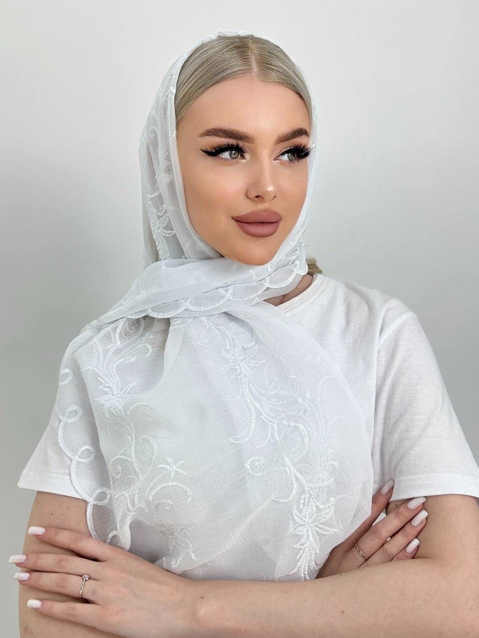 модные шарфы,шарф женские,шарф с кружевами,шарфы и палантины,платки шарф