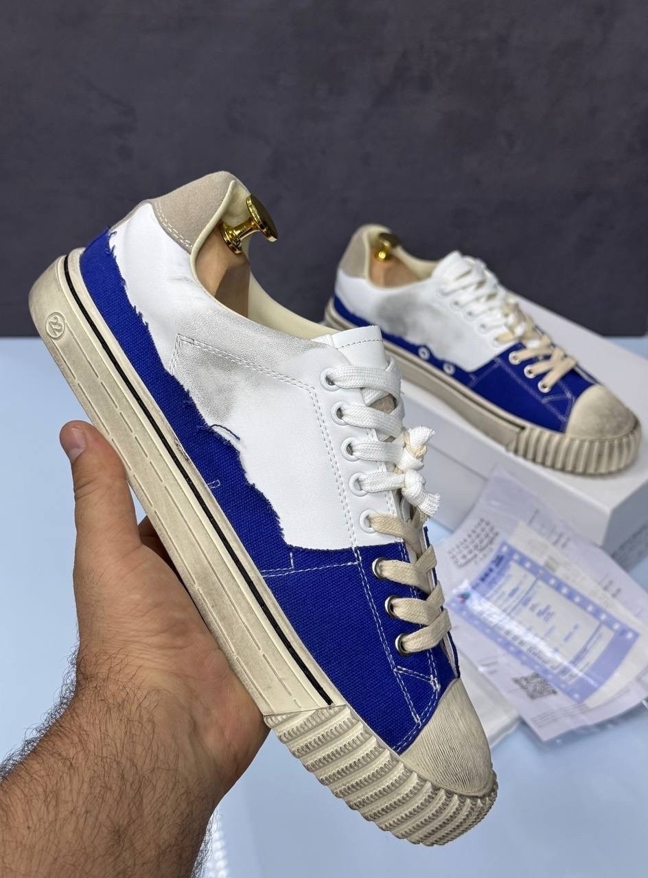 кеды maison margiela evolution,maison margiela кеды new evolution синий,,кеды maison margiela replica,кроссовка мужской